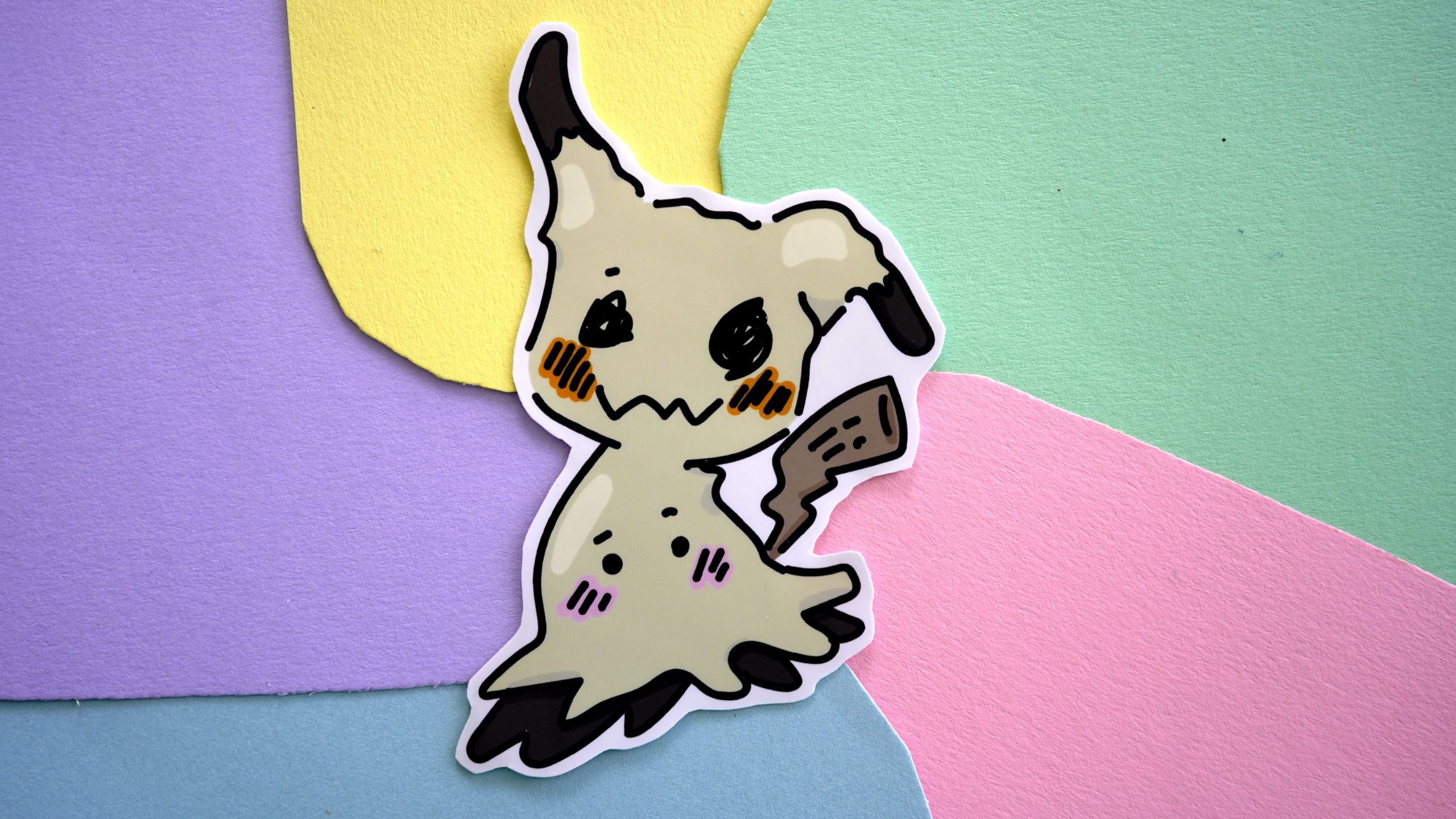 Mimikyuu Sticker - MackAttacksArt